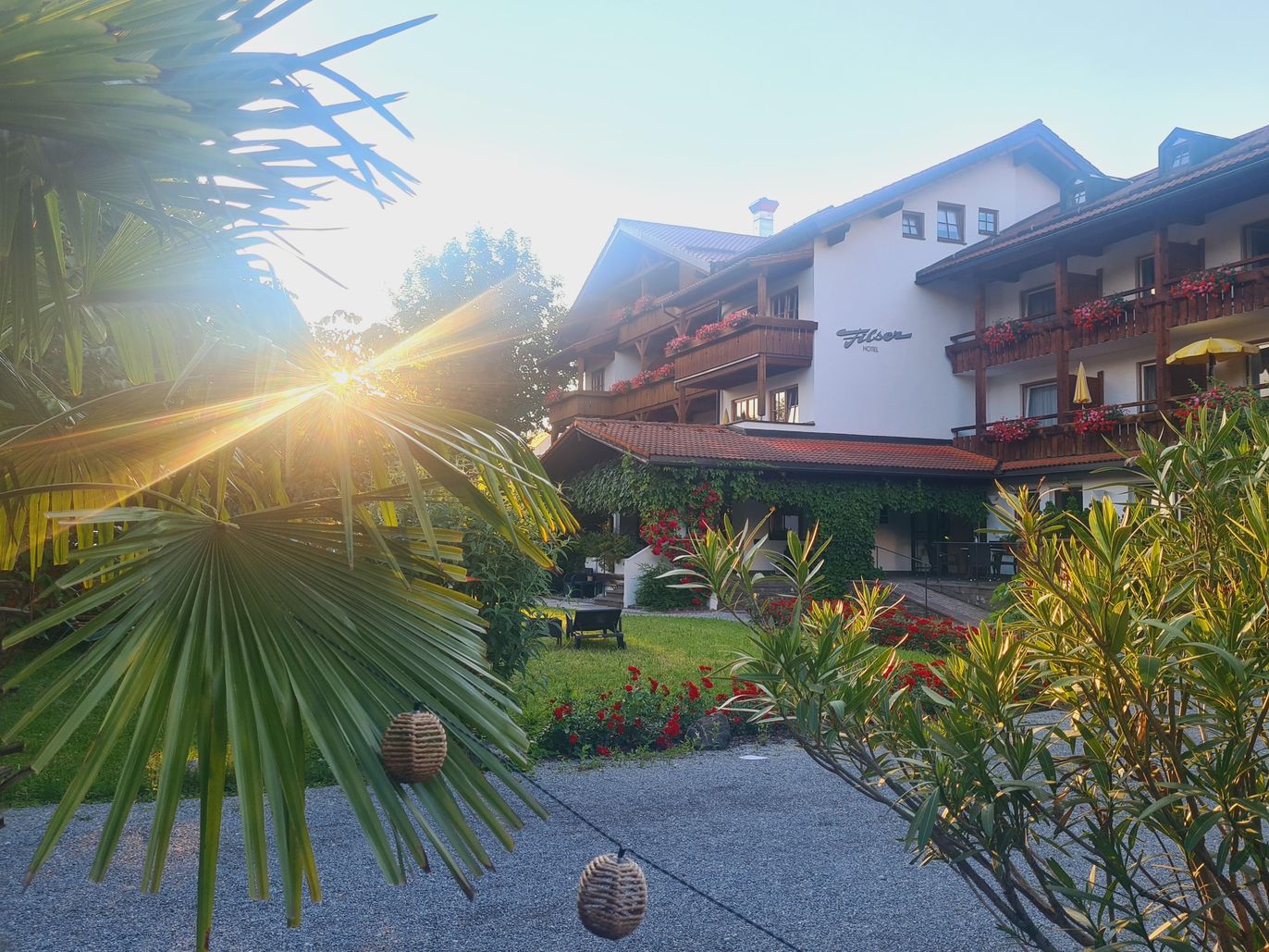 Außenansicht Hotel Abends