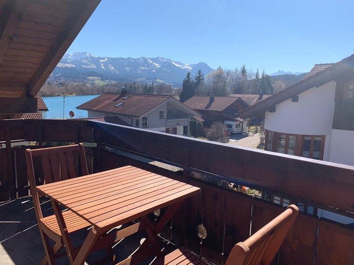 Blick vom Balkon