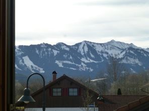 Bergblick aus Wohnung
