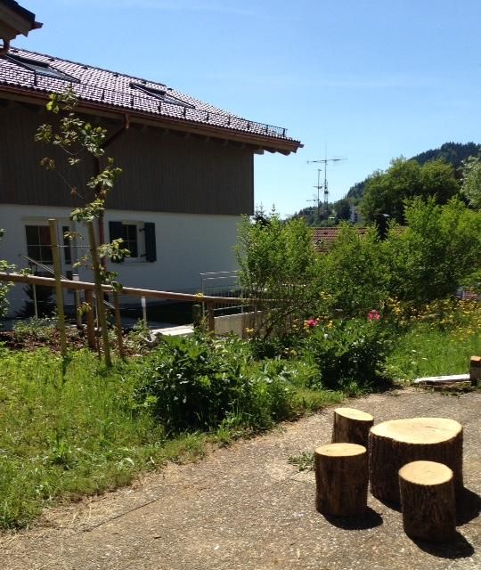 Terrasse im Sommer