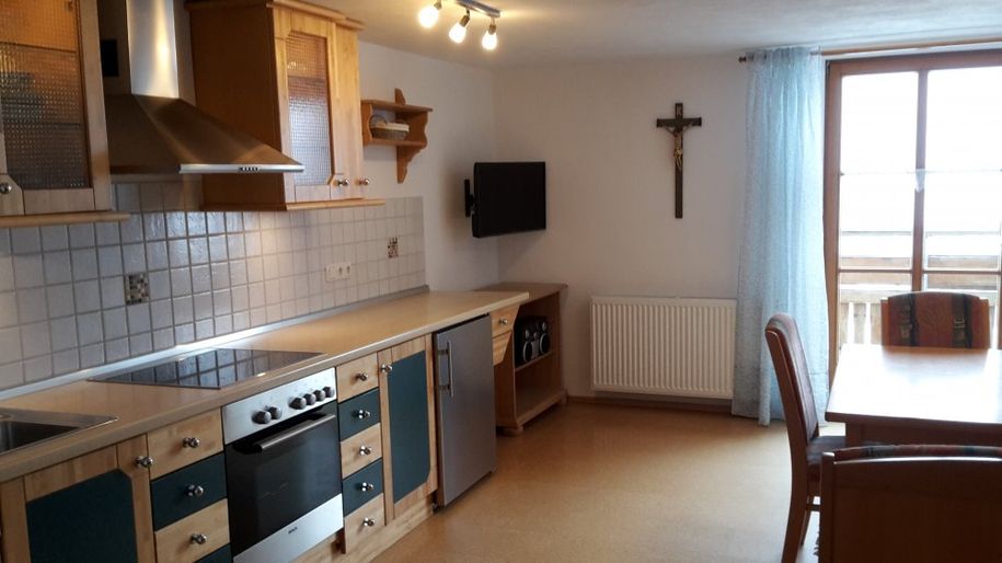 Ferienwohnung "Alpsee mit Balkon" Wohnküche