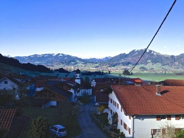 Aussicht aus der Wohnung nach Süden