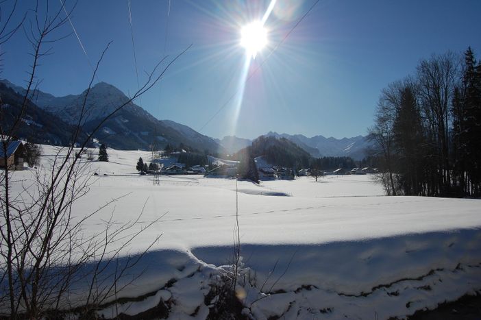 Blick nach Oberstdorf