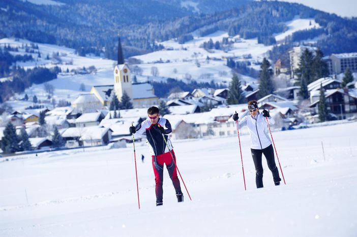 Langlauf in Oberstaufen