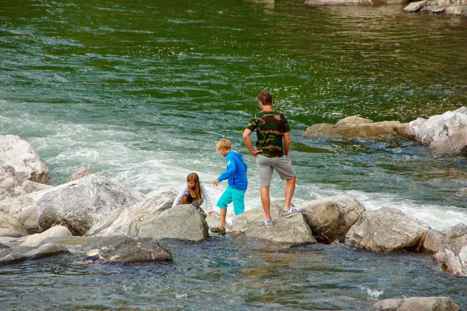 Erholung an der Iller bei Fischen im Allgäu
