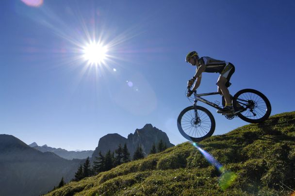 Mountainbiken in Füssen im Allgäu