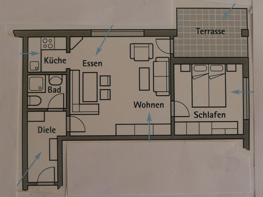 Fewo Herp (42 qm) - der Grundriss