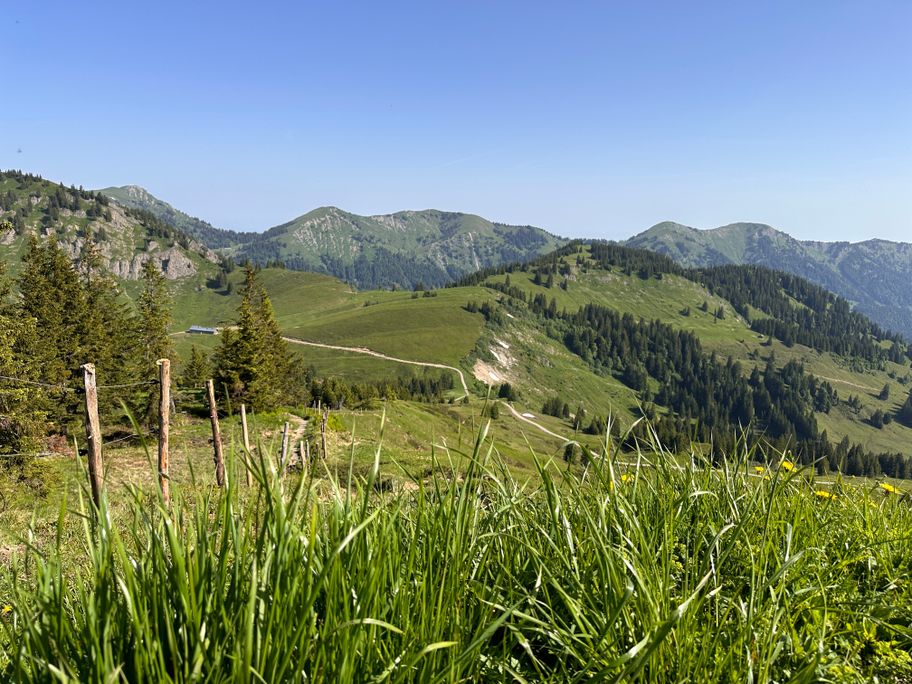 Blick vom Bleicherhorn Richtung Obere Wilhelmine
