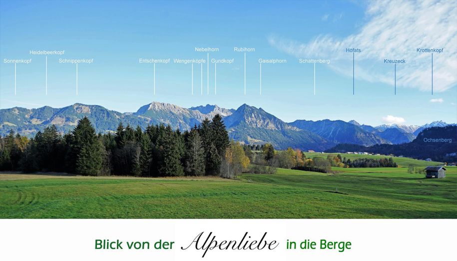 Blick vom Balkon