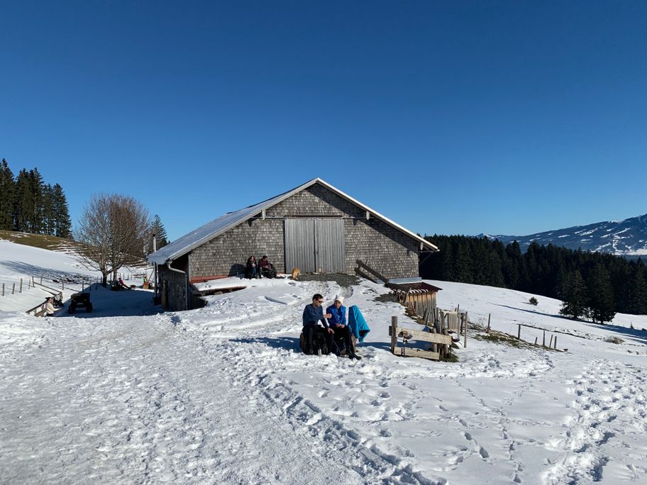 Die Siedelalpe im Winter