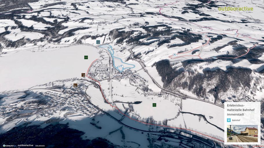 Winterwanderung - Aus der Residenzstadt Immenstadt zum Großen Alpsee