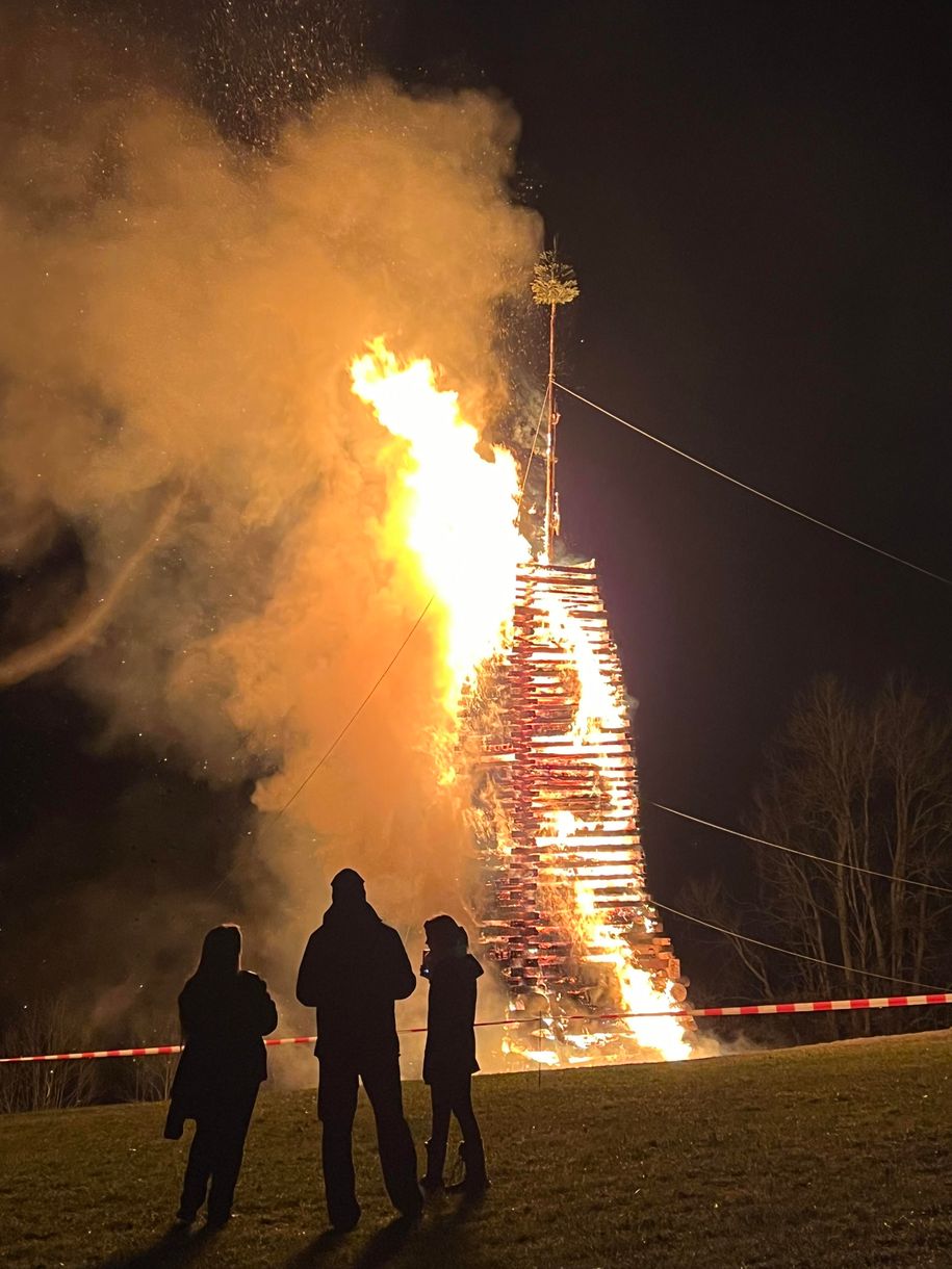 Funkenfeuer am Funkensonntag