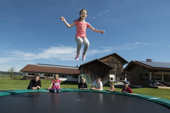 "Trampolin", Ferienhof Schweiger