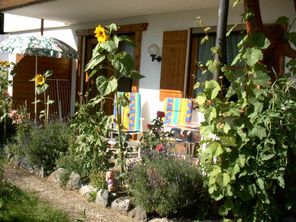 Terasse der Ferienwohnung