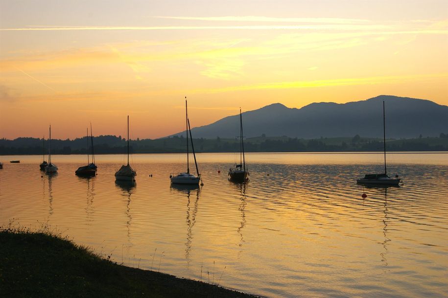 Forggensee Abendstimmung