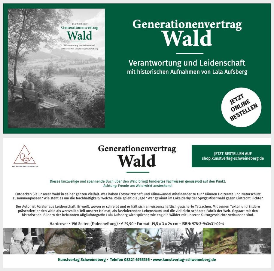 Generationenvertrag Wald mit historischen Bildern
