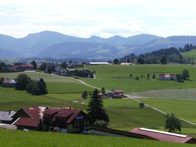 Ausblick Nagelfluhkette