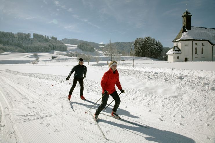 Kolping-Loipe Loipenanschluss Campingplatz