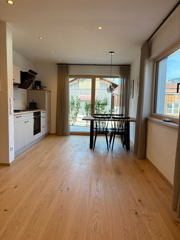 Essbereich in Ferienwohnung Rosmarin