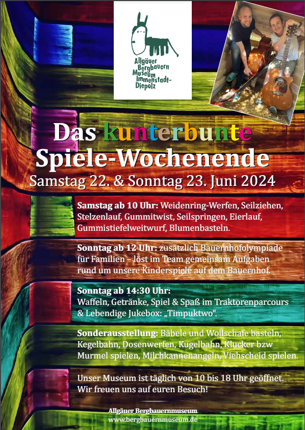 Buntes Spielewochenende