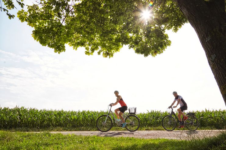 Radtour Rund um Bad Wörishofen vorbei am Frankenhofener Stausee nach Stockheim