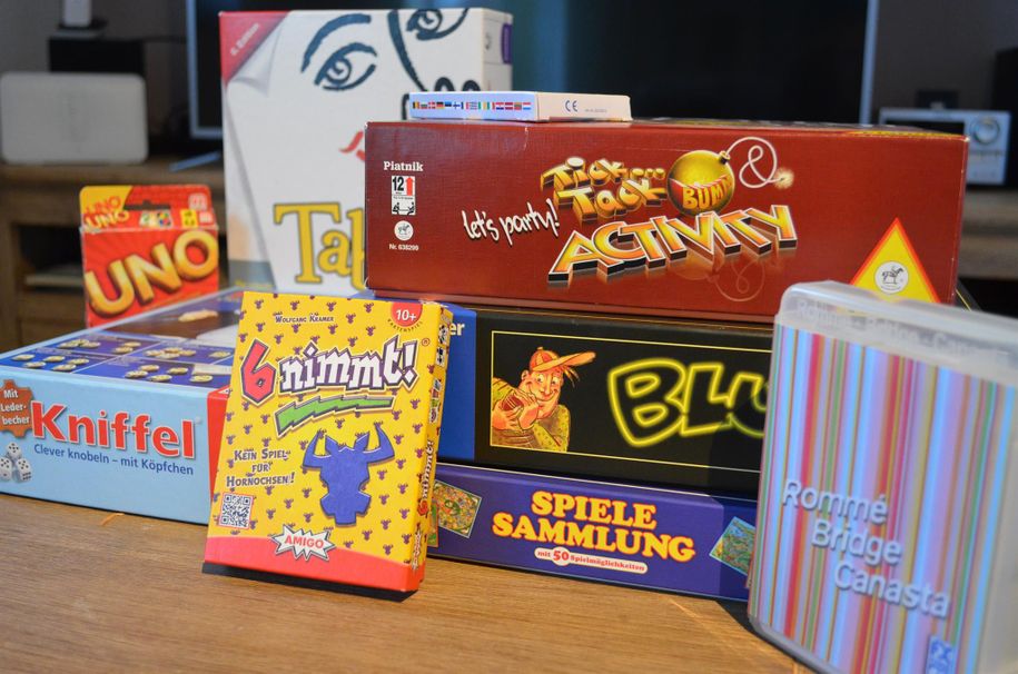 Spielesammlung vorhanden