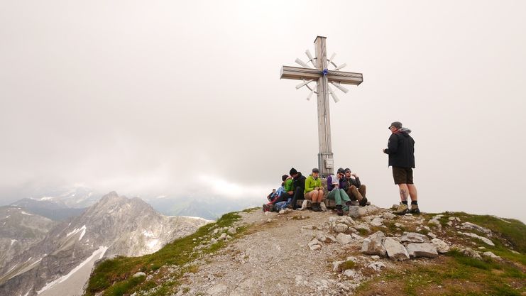 Geißhorn (2247 m) - am Gipfel